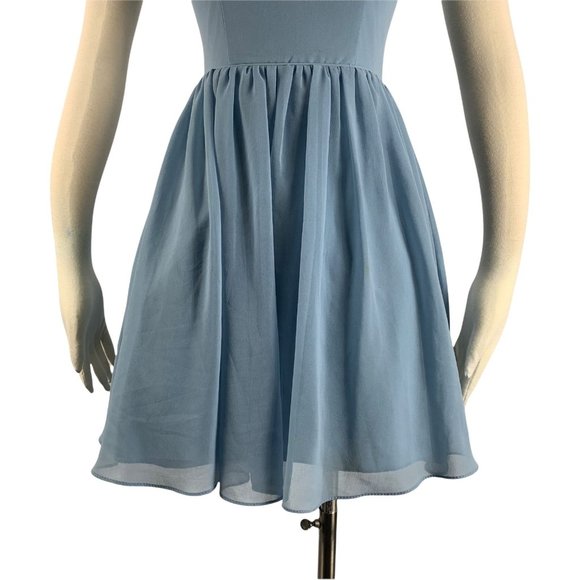 City Studio 1 Dress Prom Formal Blue Rhinestone - Picture 8 of 9